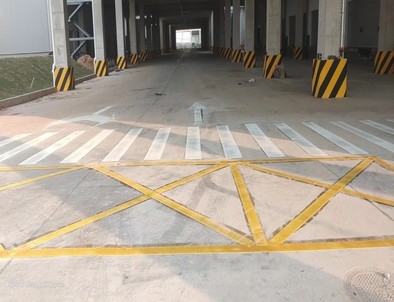 烟台烟台厂区道路标线施工